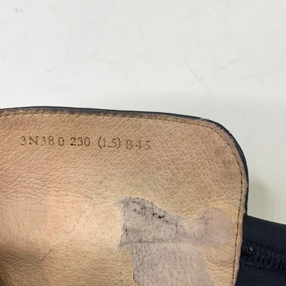 Belle Classical knee high black leather boots 6 stretch panel - Picture 7 of 10